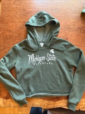 Blue 84 Women's Michigan State Green Hooded Sweatshirt